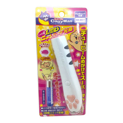 キャティーマン　じゃれ猫　LEDニャンだろー？！光線　1個