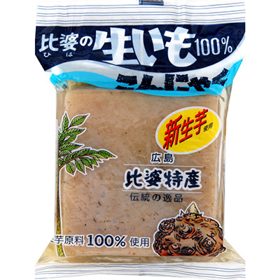 ヒバ　生芋　比婆の生いも100%こんにゃく　２４０ｇ