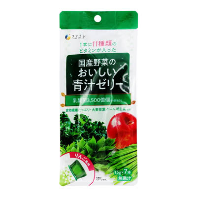 ファイン　国産野菜のおいしい青汁ゼリー　りんご風味　7本入