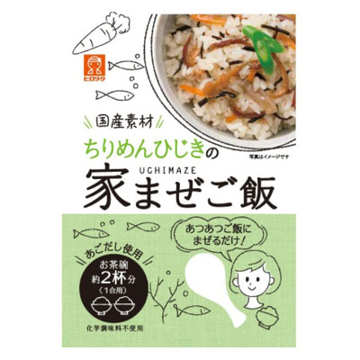 ヒロツク　ちりめんひじきの家まぜご飯