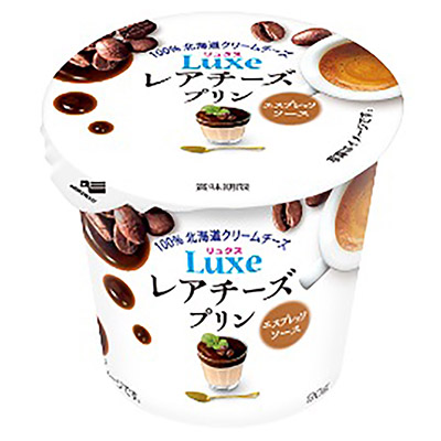 北海道乳業 LUXEレアチーズプリン エスプレッソソース