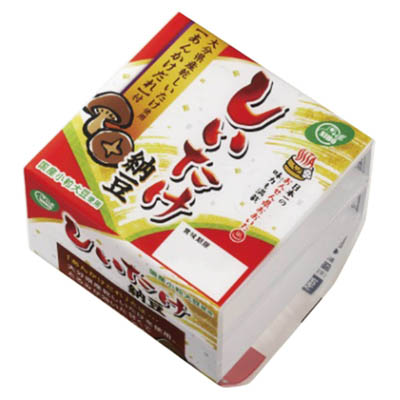 二豊フーズ 国産しいたけ納豆3個