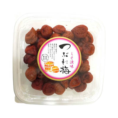 姫路中央漬物　しそ漬味つぶれ梅　400g