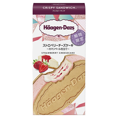 ハーゲンダッツ クリスピーサンド　ストロベリーチーズケーキ