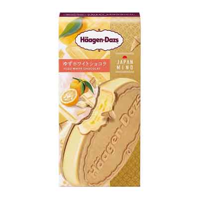 ハーゲンダッツ　クリスピーサンド　ゆずホワイトショコラ