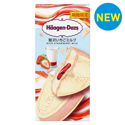 ハーゲンダッツ　クリスピーサンド　贅沢いちごミルク　60ｍｌ
