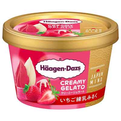 ハーゲンダッツ　クリーミージェラート　いちご練乳みるく