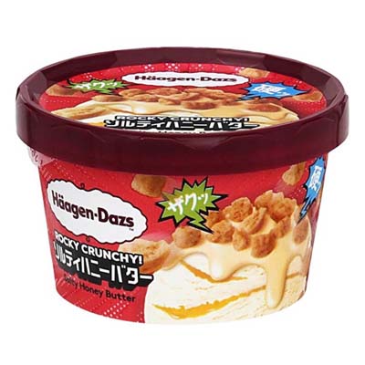 ☆ハーゲンダッツ　ミニカップ ROCKY CRUNCHY! ソルティハニーバター　87ml
