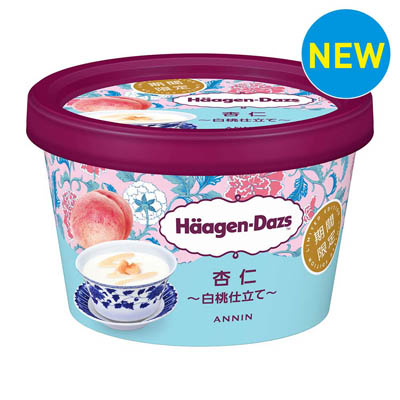 ハーゲンダッツ　ミニカップ　杏仁～白桃仕立て～　110ｍｌ