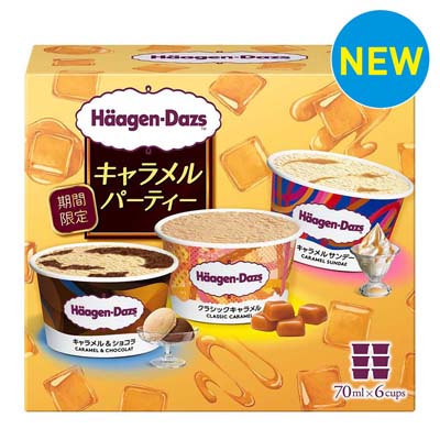 ハーゲンダッツ　アソートボックス　キャラメルパーティー　70ｍｌ×6個入