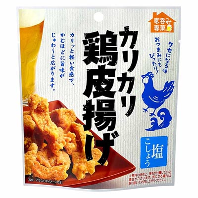 MDホールディングス カリカリ鶏皮揚塩こしょう 33g