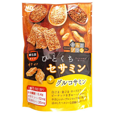 MDH からだプラン ひとくちセサミン+グルコサミン 100g