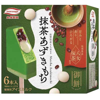 丸永製菓　抹茶あずきもち　6本