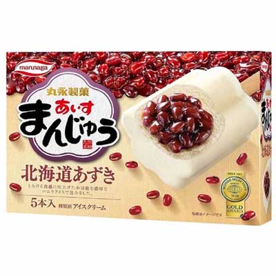 丸永製菓　あいすまんじゅう　北海道あずき　５本