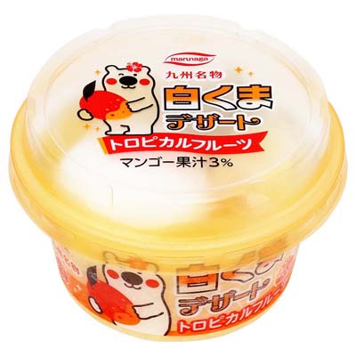 丸永製菓　白くまデザート　トロピカルフルーツ　175ｍｌ