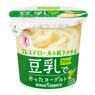 ポッカ　豆乳ヨーグルトアロエ１１０ｇ