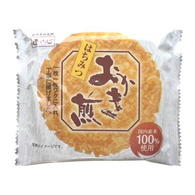 丸彦製菓　はちみつおかき煎　1枚