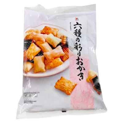 セブンプレミアム　六種の彩りおかき　125ｇ