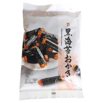 セブンプレミアム　黒海苔おかき　12本