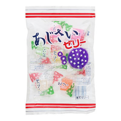 丸一製菓　あじさいゼリー　100ｇ