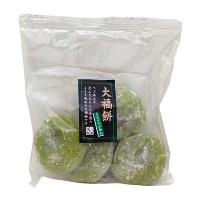 三富　大福餅よもぎつぶあん　4個