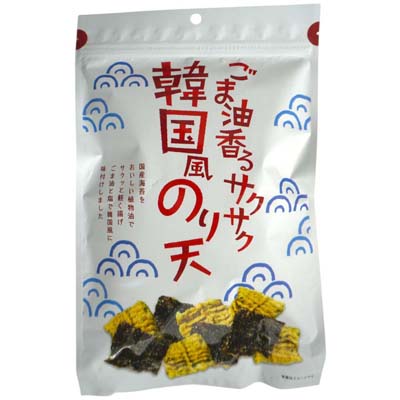 まるか食品　ごま油香るサクサク韓国風のり天　60ｇ