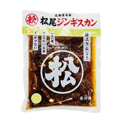 【お渡し期間：4/9～4/12】松尾ジンギスカン　特上ラム（もも）　350ｇ