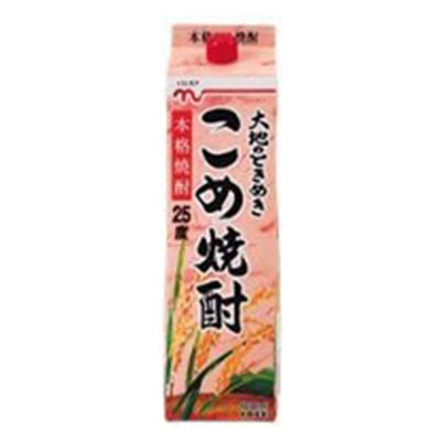 くらしモア 大地のときめき こめ焼酎 25度 1800ml