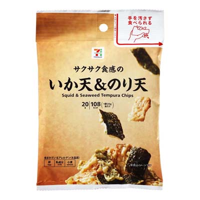 セブンプレミアム サクサク食感のいか天&のり天 20g