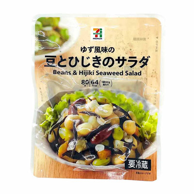 セブンプレミアム　ゆず風味の豆とひじきのサラダ