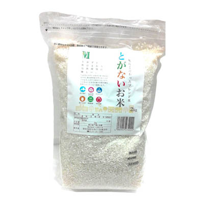 とがないお米（国産・ブレンド）無洗米　2ｋｇ