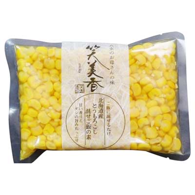 主計物産 混ぜごはんの素 国産とうもろこし 210g