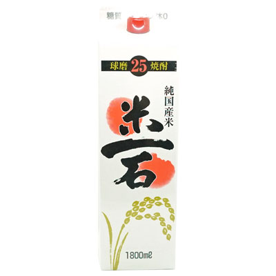 恒松酒造 米一石25度パック 1800ml