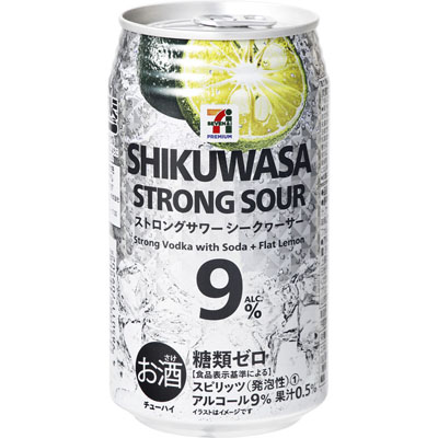 セブンプレミアム  ストロングサワーシークヮーサー350ml