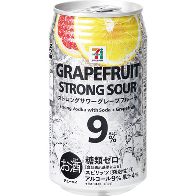 セブンプレミアム  ストロングサワーグレープフルーツ350ml