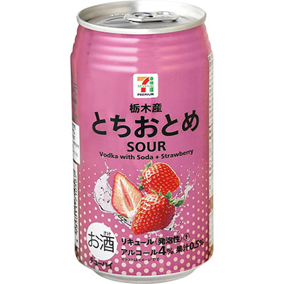 セブンプレミアム 栃木産とちおとめ サワー 350ml