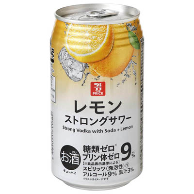 セブンザプライス　ストロングサワー　レモン　３５０ｍｌ