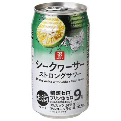 セブンザプライス　ストロングサワー　シークヮーサー　３５０ｍｌ