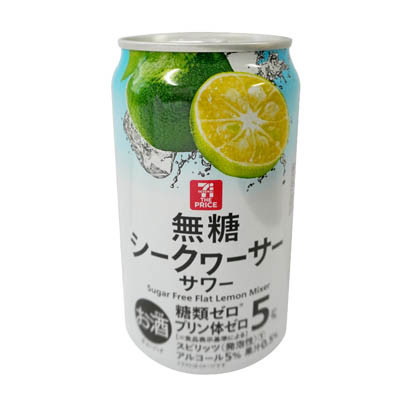 セブンザプライス　無糖シークヮーサーサワー　350ｍｌ