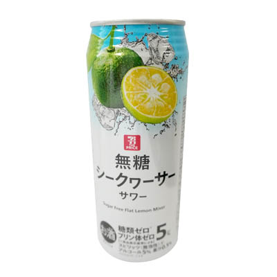 セブンザプライス　無糖シークヮーサーサワー　500ｍｌ
