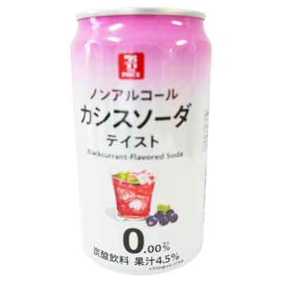 セブンザプライス　ノンアルコール　カシスソーダテイスト　350ｍｌ