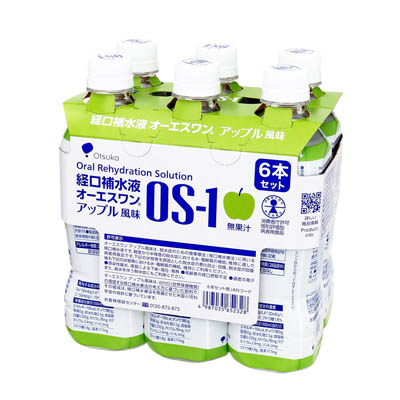 大塚製薬　経口補水液　オーエスワン　アップル風味　500ml×6本パック