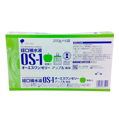 大塚製薬　経口補水液　オーエスワンゼリー　アップル風味　200ｇ×6袋