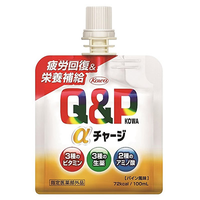 コーワ　Q＆P　αチャージ　パイン風味　100ｍｌ