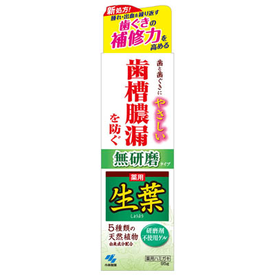 生葉無研磨タイプ95g