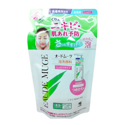 小林製薬　オードムーゲ　泡洗顔料しっとりタイプ　つめかえ用　130ｍｌ