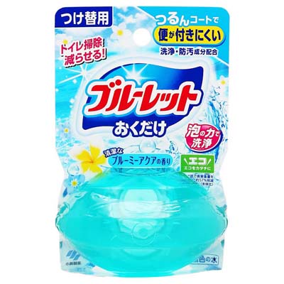 小林製薬　液体ブルーレットおくだけ　ブルーミーアクアの香り　つけ替用　70ｍｌ