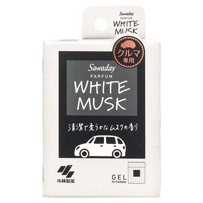 小林製薬　サワデークルマ専用ゲル　パルファムホワイトムスク　110ｇ
