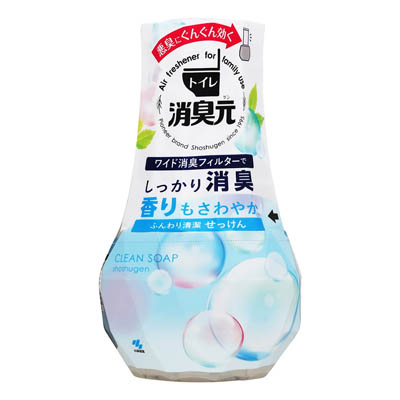 小林製薬　トイレの消臭元　ふんわり清潔せっけん　400ｍｌ
