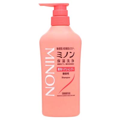 ミノン 薬用ヘアシャンプー ポンプ 450ml